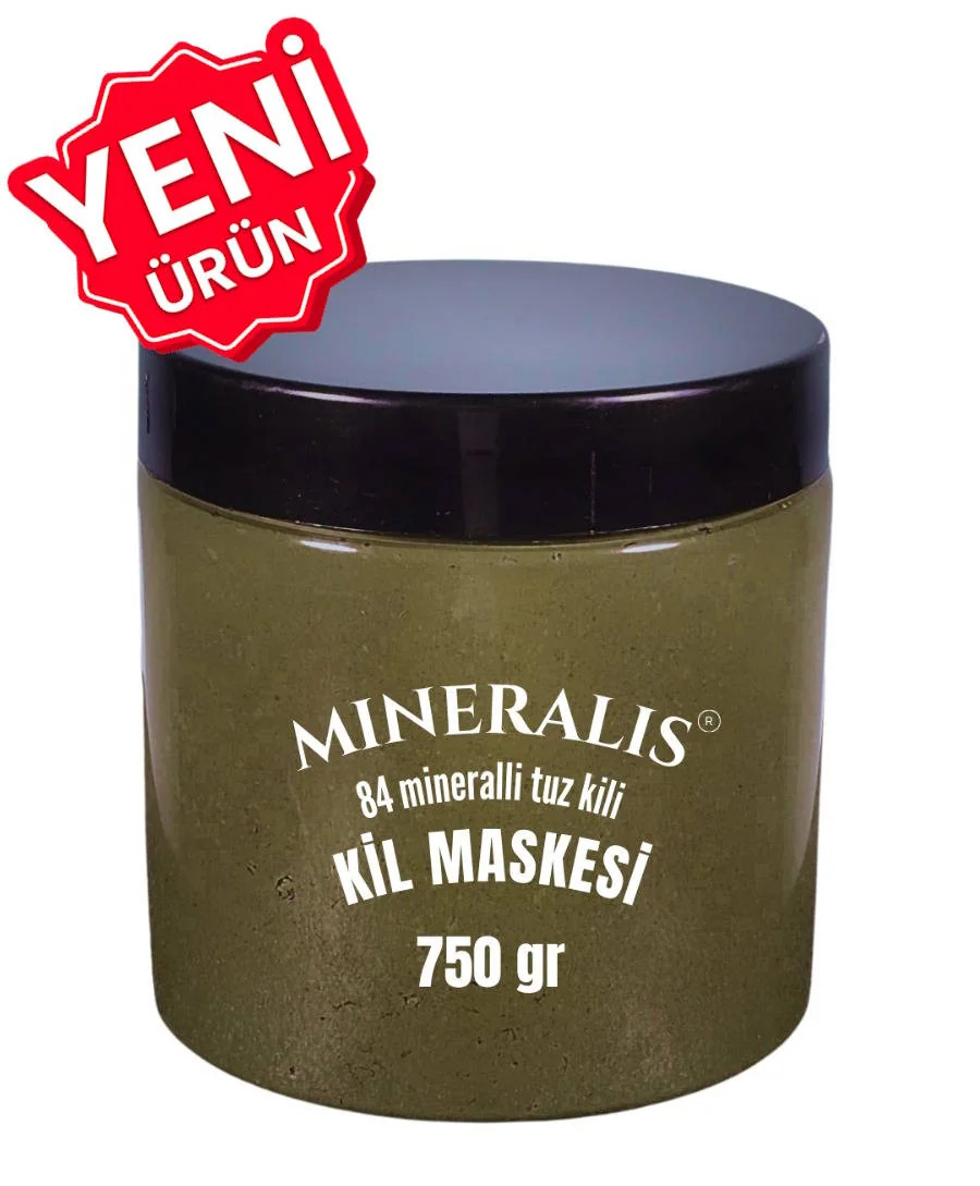 Mineralis Kil Maskesi 750Gr.-Dr.Salt Sıvı Tuz İlaveli Gözenek Sıkılaştırıcı Ve Siyah Nokta Karşıtı