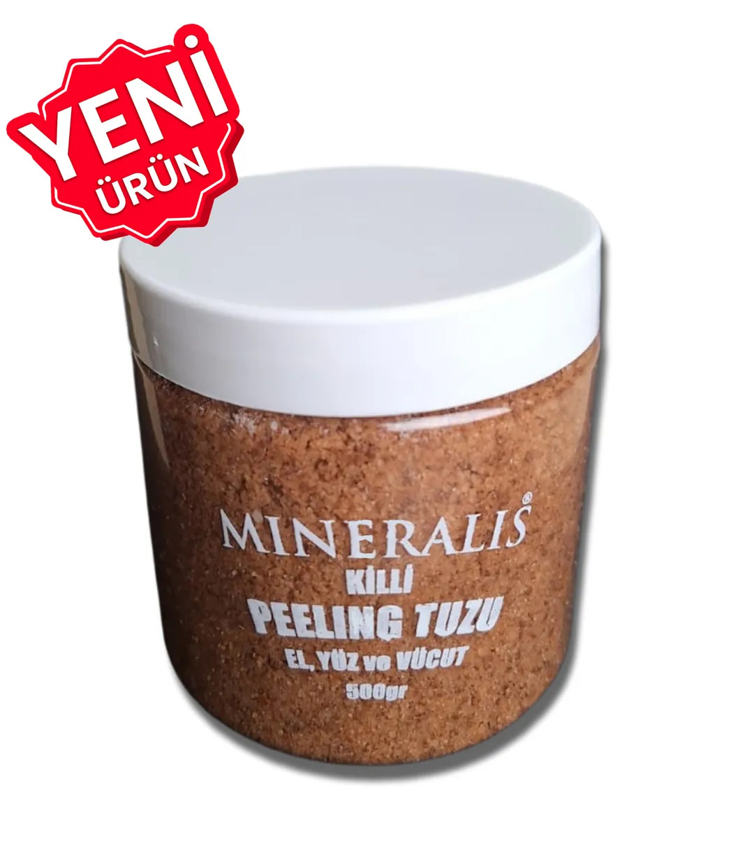Mineralis® Kırmızı Killi Peeling Tuzu 500 Gr. | Dr.Salt 84 Mineralli El, Yüz Ve Vücut Peelingi